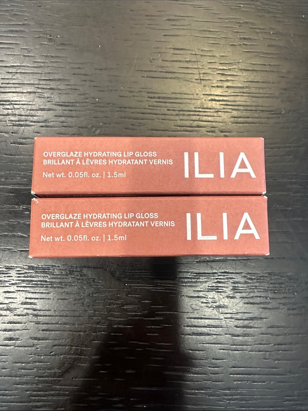 ILIA Overglaze Hydrating Lip Gloss - Enamel. 2 count
